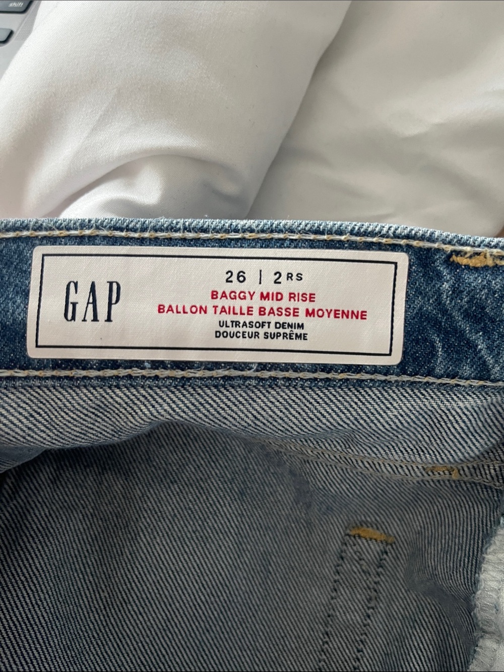 GAP Classic Light Blue Wide-Leg Women’s Jeans - Picture 2 of 5